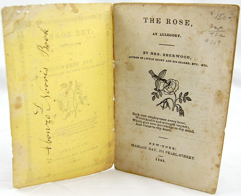 The Rose. An Allegory. Title-page spread