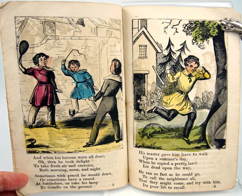 My Own Book of Tales and Pictures. Interior page, color illustrations.