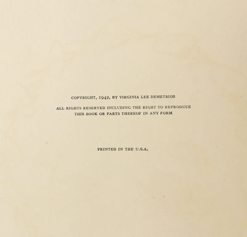 The Little House. Copyright page