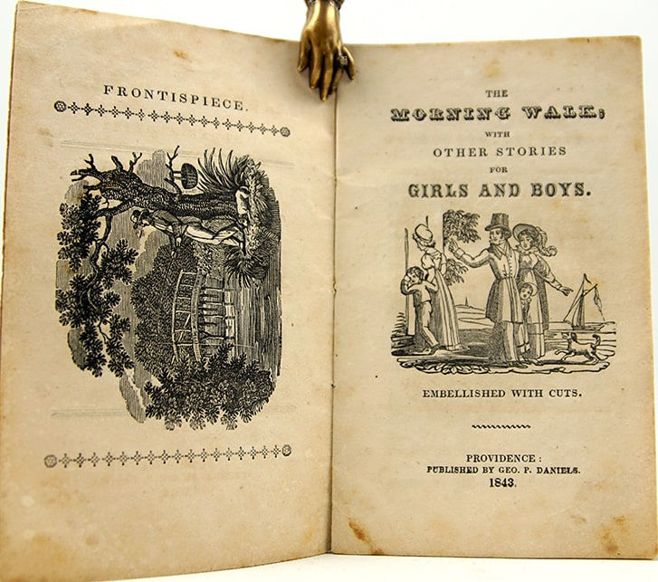 The Morning Walk; with Other Stories for Girls and Boys. Title page.