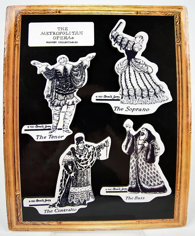 Store display for Metropolitan Opera Magnets