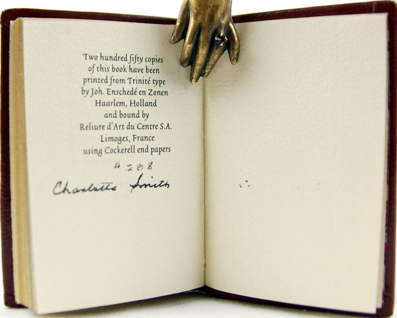 Book Interlude. Colophon