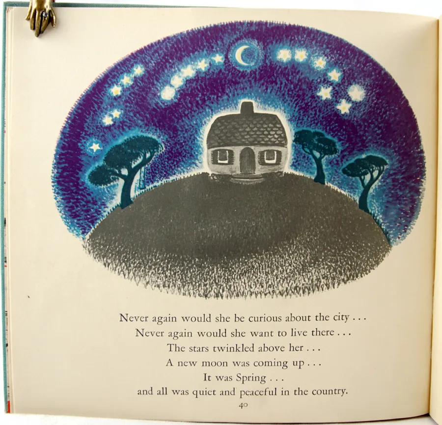 The Little House. Illustrated text page
