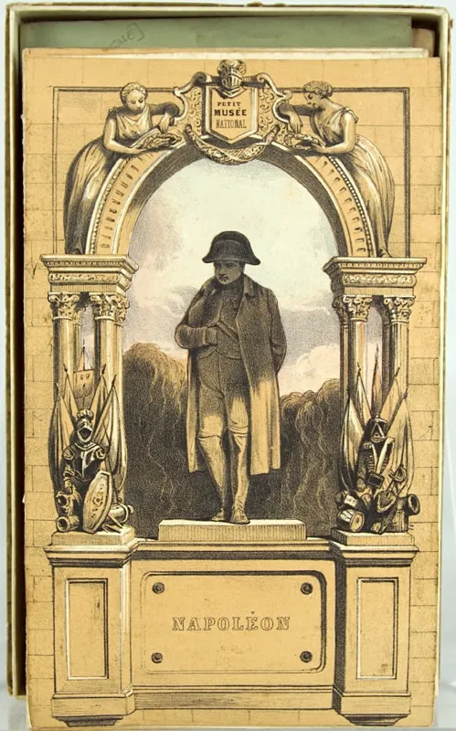 Petit Musée National: L'Histoire de France en 125 Tableaux illustrated by Charles Augustin Letaille. Image of Napoleon.