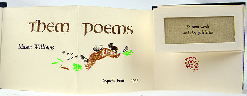 Them Poems. Title-page spread