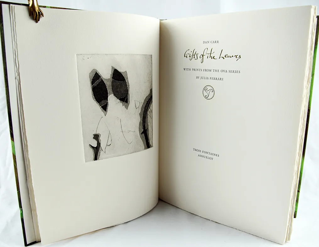 Gifts of the Leaves. Title-page spread