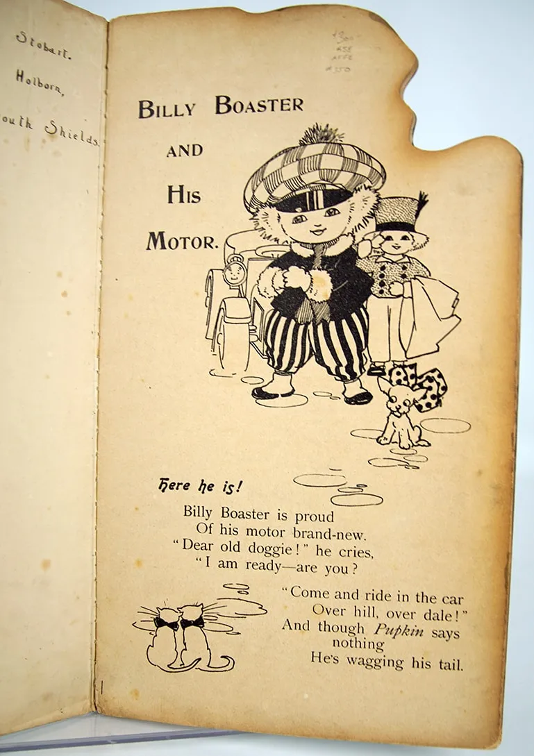 Billy Boaster and His Motor. Title page