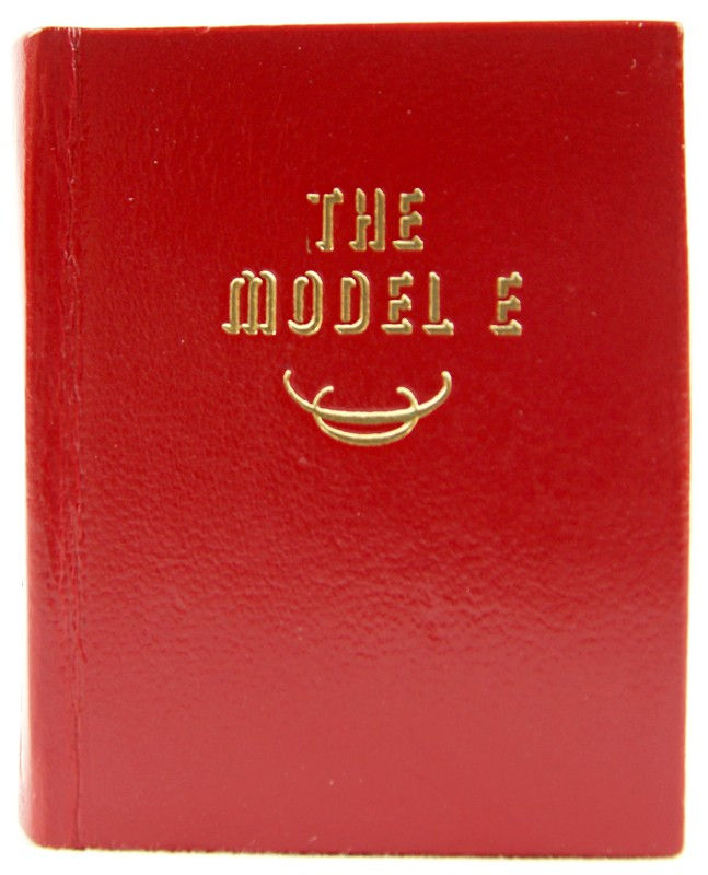 The Model E. Front cover