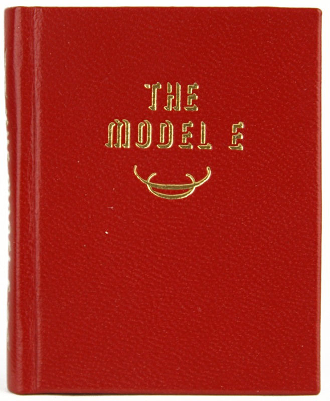 The Model E by Thomas Smith. Front cover board.