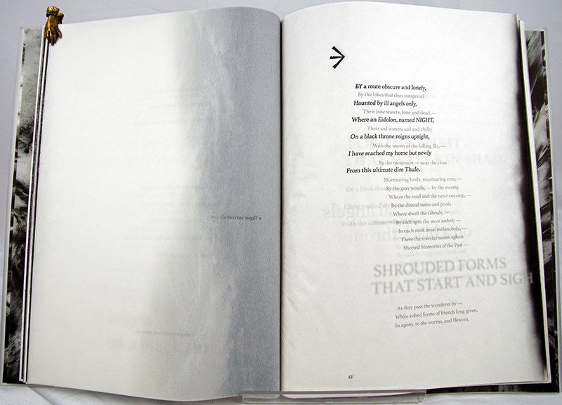 Eidolon. Illustrated text spread