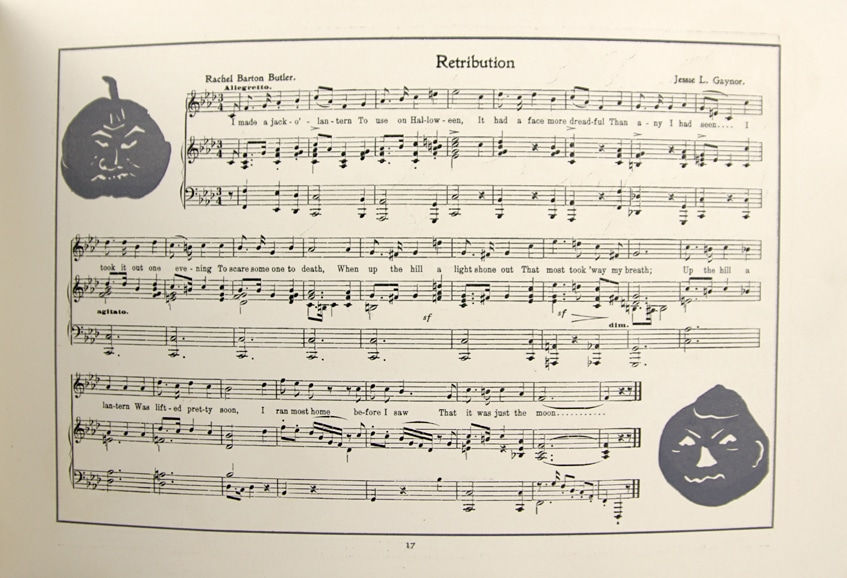 Songs and Shadow Pictures for the Child World. Music page