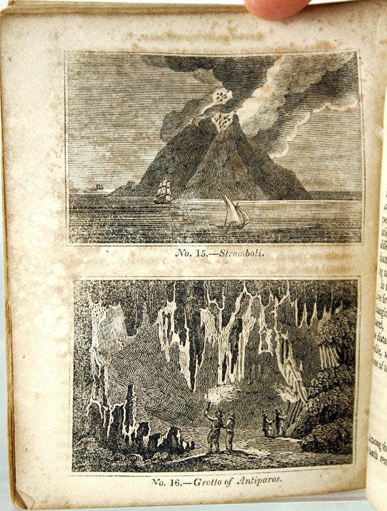 The Wonders of the World: Described According to the Best and Latest Authorities, and Illustrated by Engravings by Rev. C.C. Clarke. Interior page with engravings.