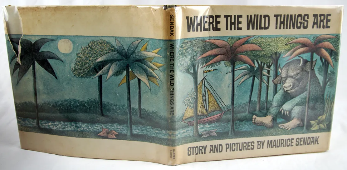Where the Wild Things Are. Dust jacket