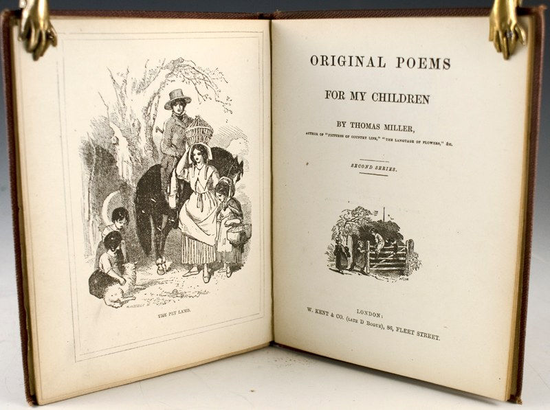 Home First Book. Title page, Original Poems for my Children.