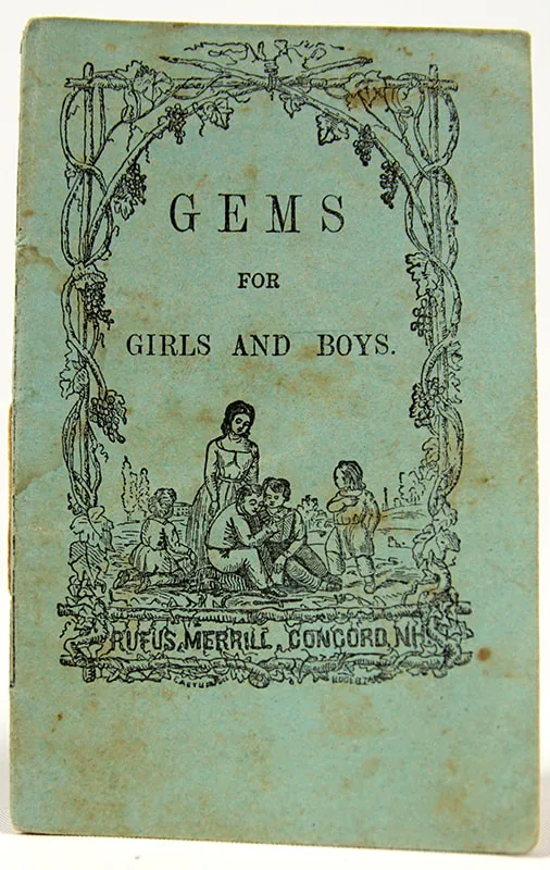 Gems for Girls and Boys. Front cover.