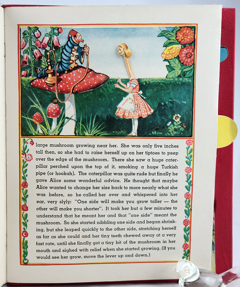Tony Sarg's Treasure Book. Featuring Alice in Wonderland, Treasure Island, and Rip Van Winkle. Text page