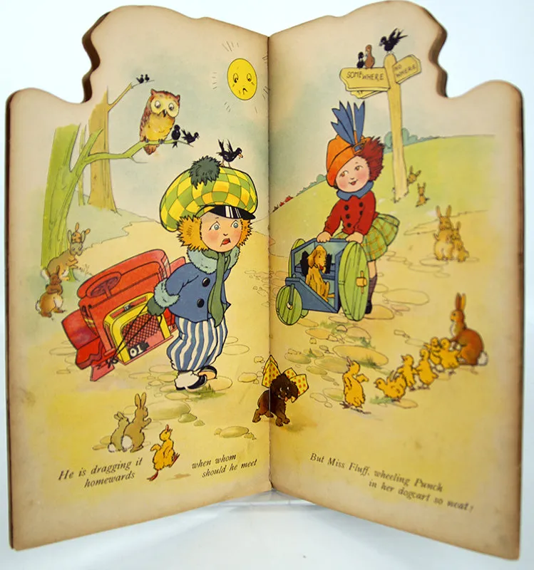 Billy Boaster and His Motor. Illustrated spread