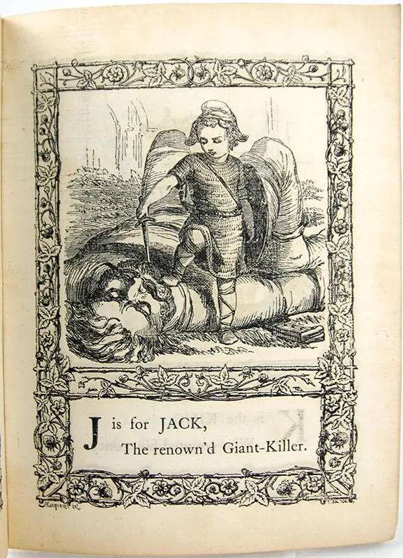 The Childs Own Alphabet published by Low & Son. Interior page of letter J.