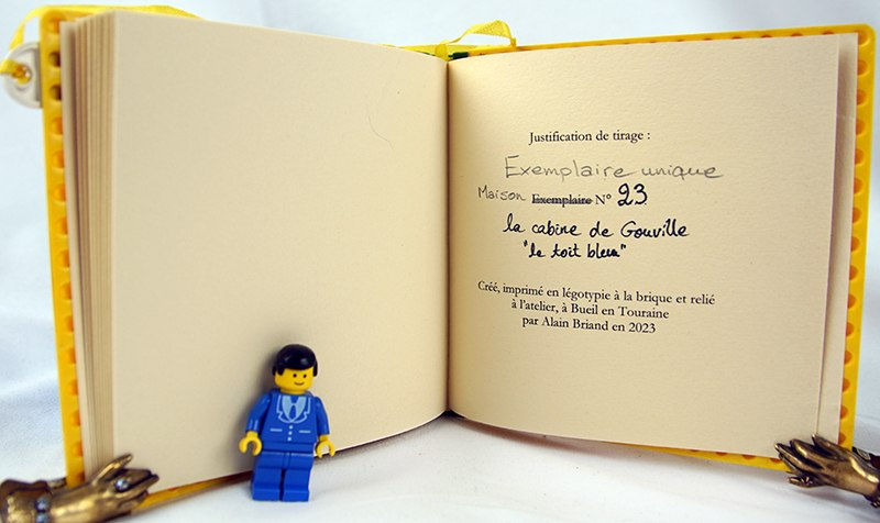 Lego en Faîte. La Cabine de Gouville. Colophon