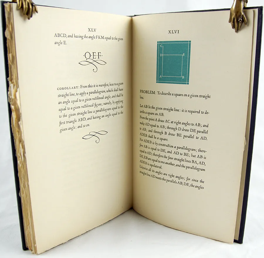 Elements of Geometry, Book I. Text spread