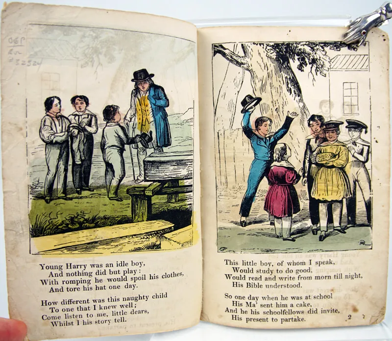 My Own Book of Tales and Pictures. Interior page, color illustrations.