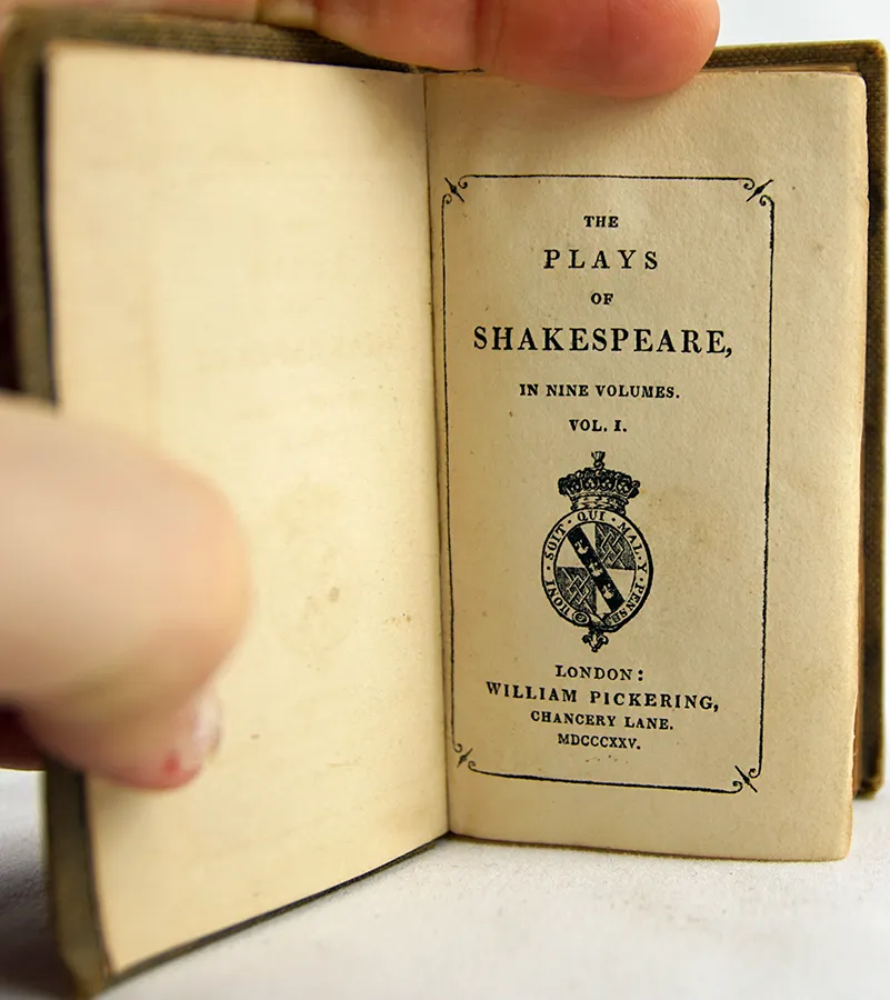 The Plays of Shakespeare title page