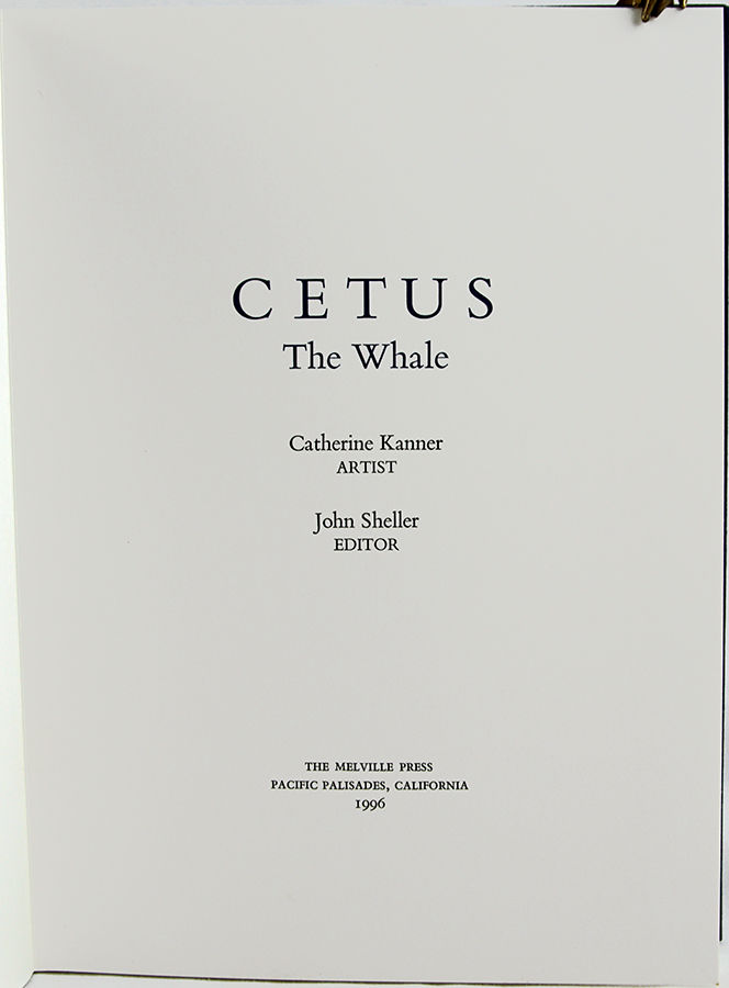 Cetus. The Whale. Title page