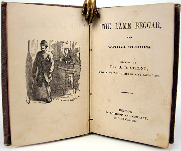The Lame Beggar, and Other Stories. Title-page spread