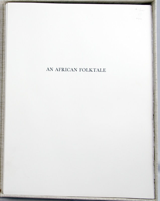 An African Folktale. Title page