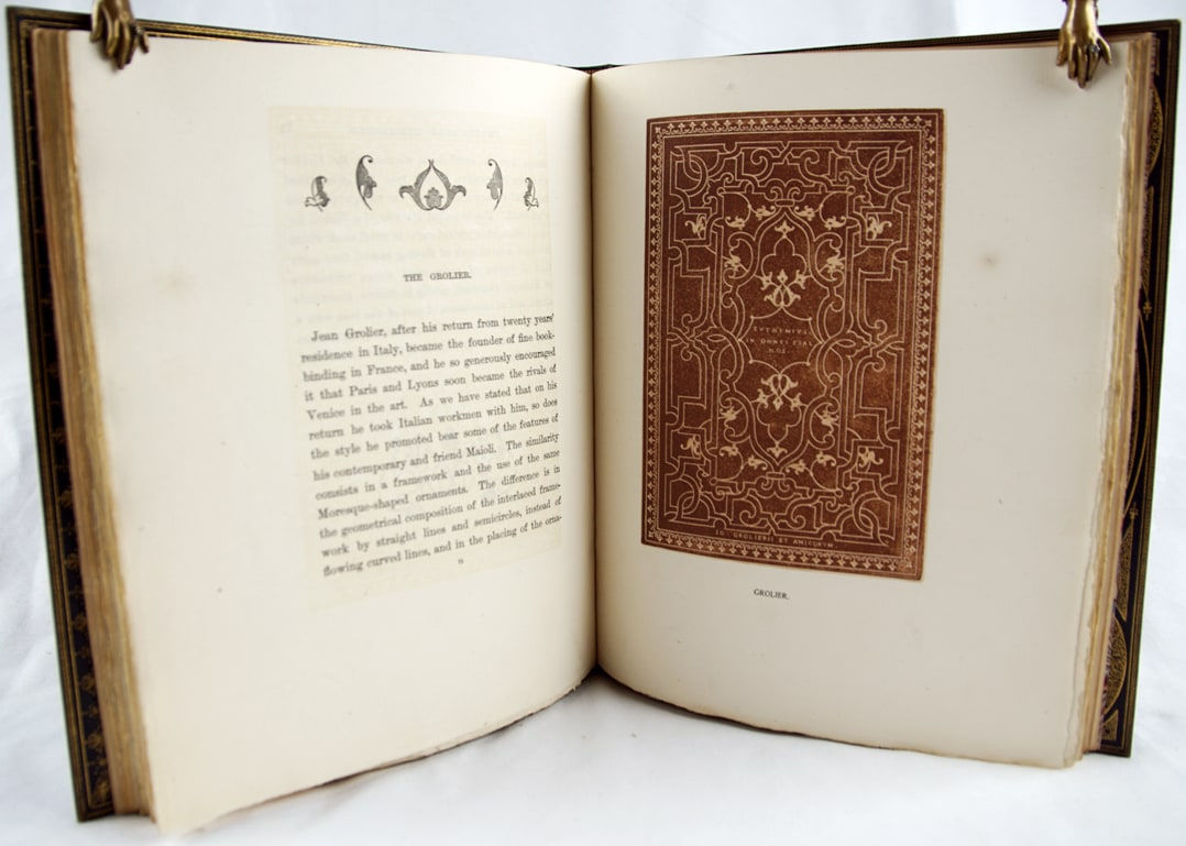 Modern Bookbinding Practically Considered. Illustrated text spread