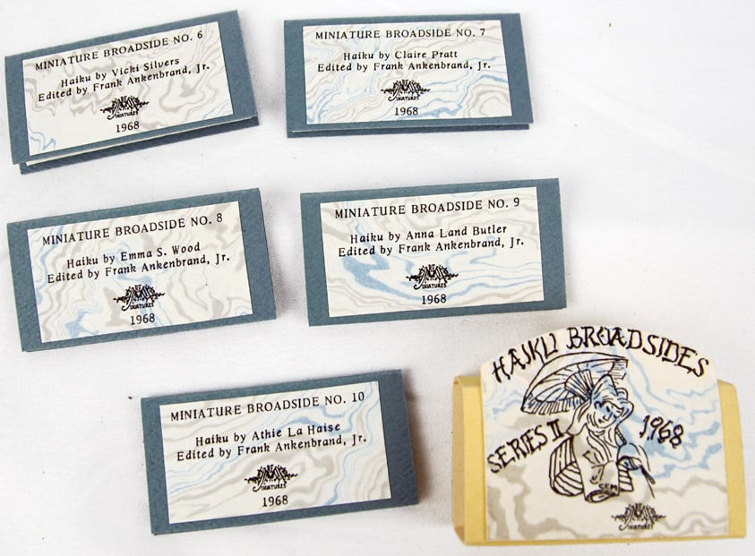 Haiku Broadsides, Series II. Broadsides with box