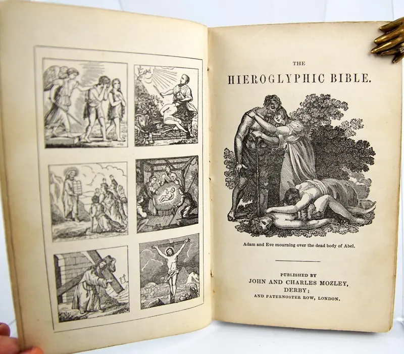 The Hieroglyphic Bible. Title page.