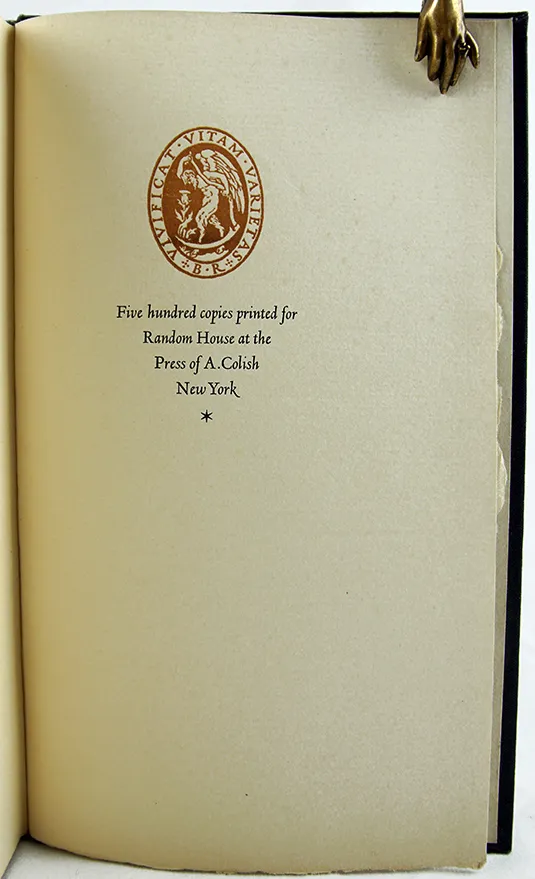 Elements of Geometry, Book I. Colophon