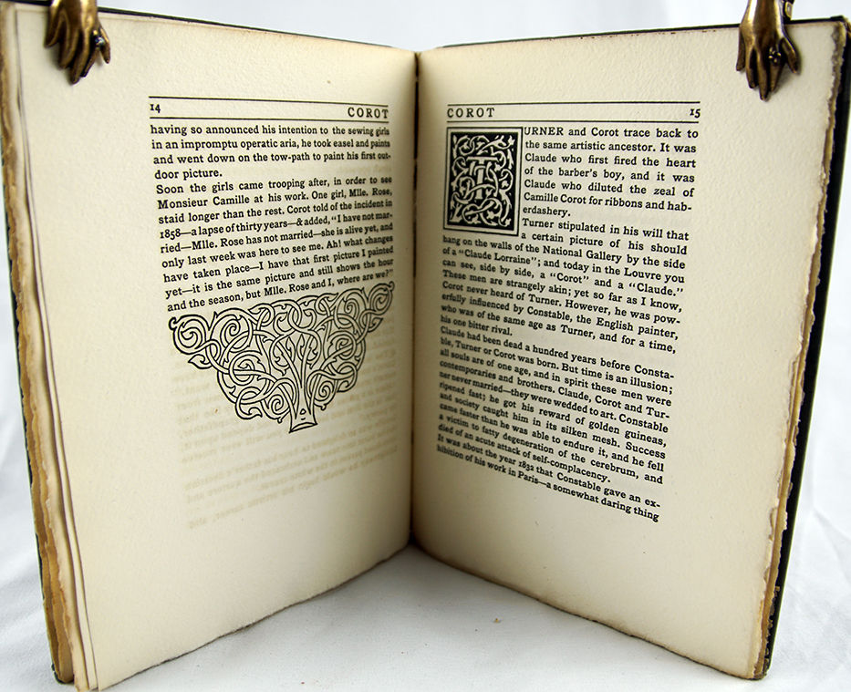 Little Journeys to the Homes of Eminent Artists: Corot. Text spread