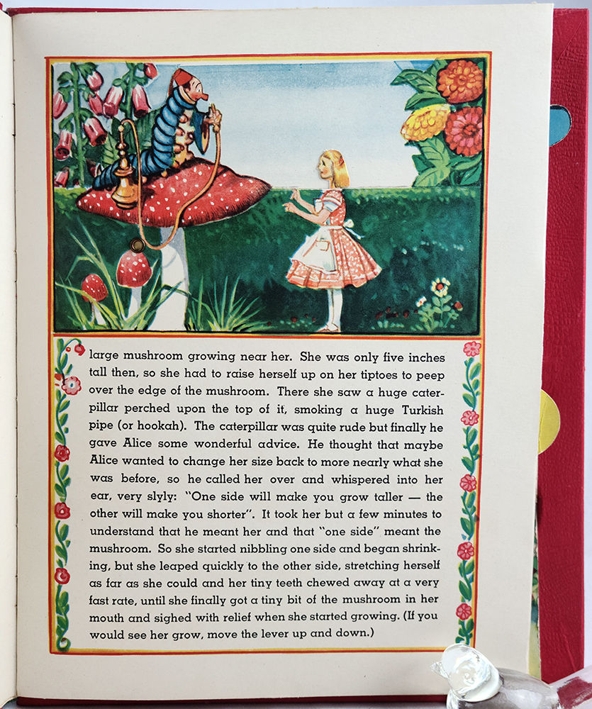 Tony Sarg's Treasure Book. Featuring Alice in Wonderland, Treasure Island, and Rip Van Winkle. Text page