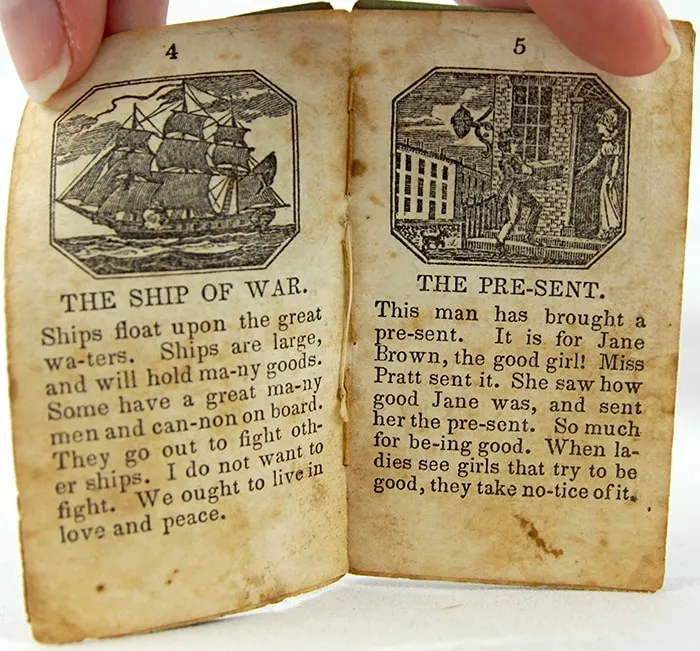 A Brother's Gift to His Sister. Illustrated spread