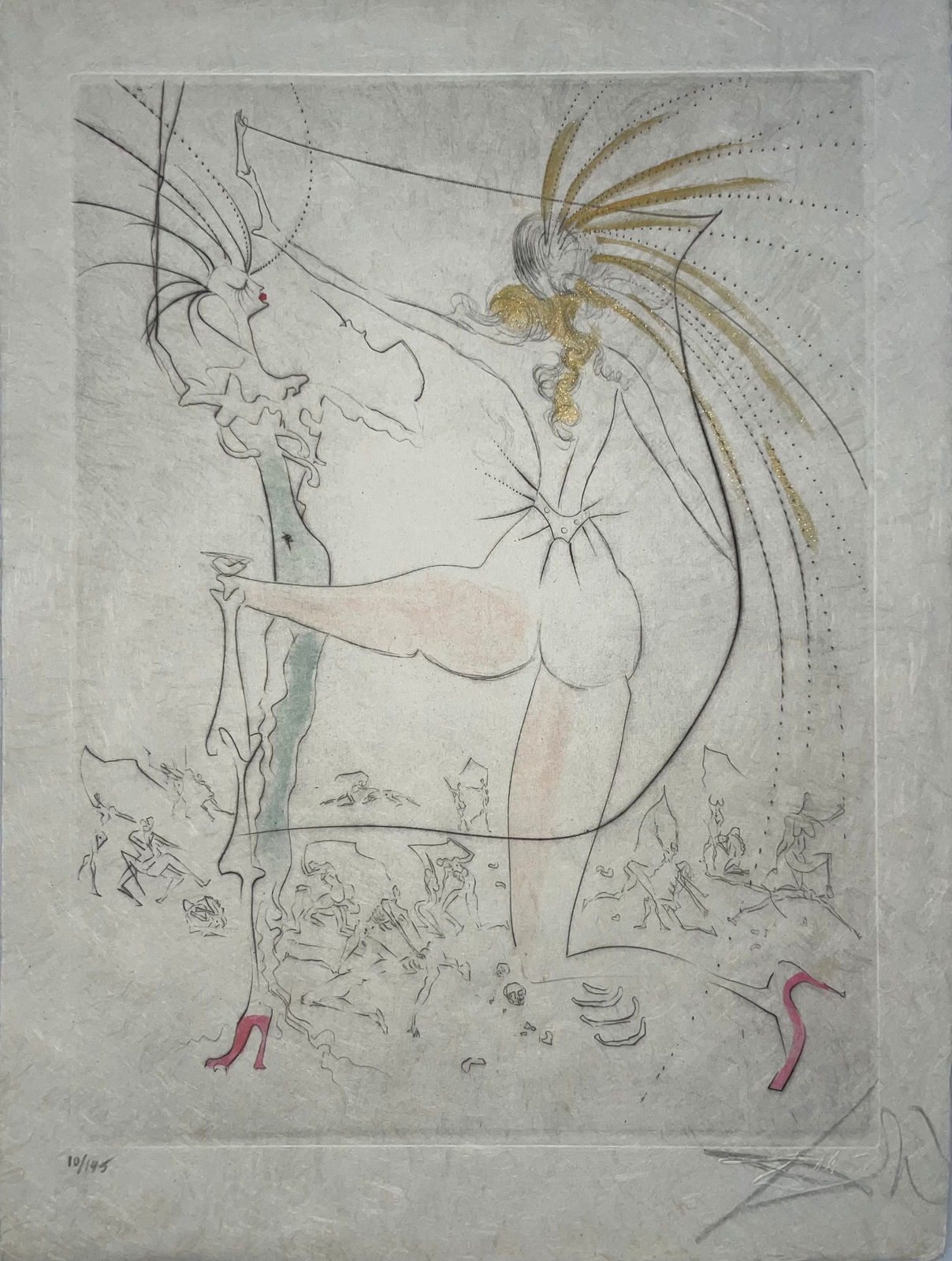 Salvador Dali, Les Fesses Piquantes (The Piquante Buttocks), 1968