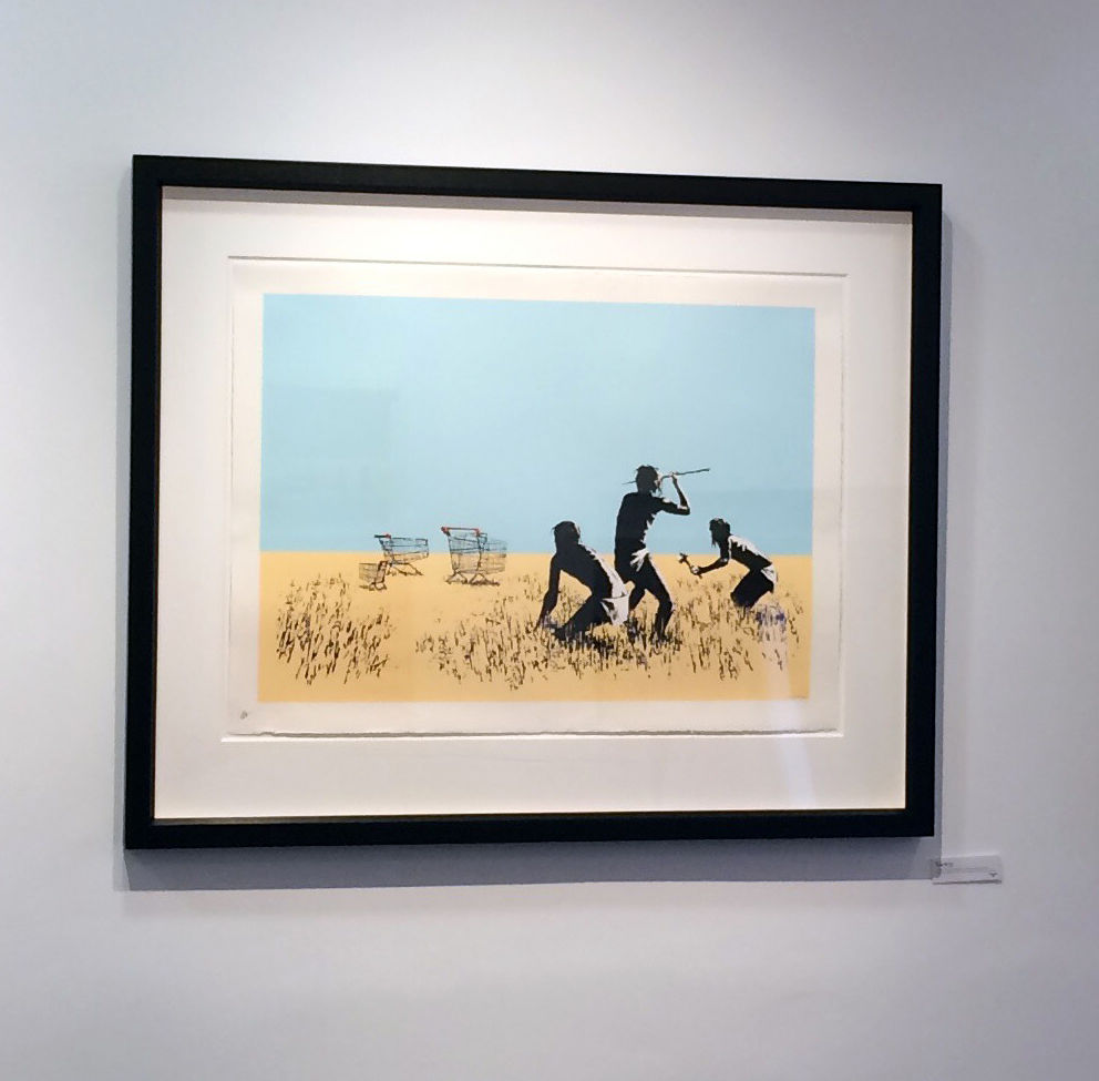 Banksy, Trolley Hunters, 2007