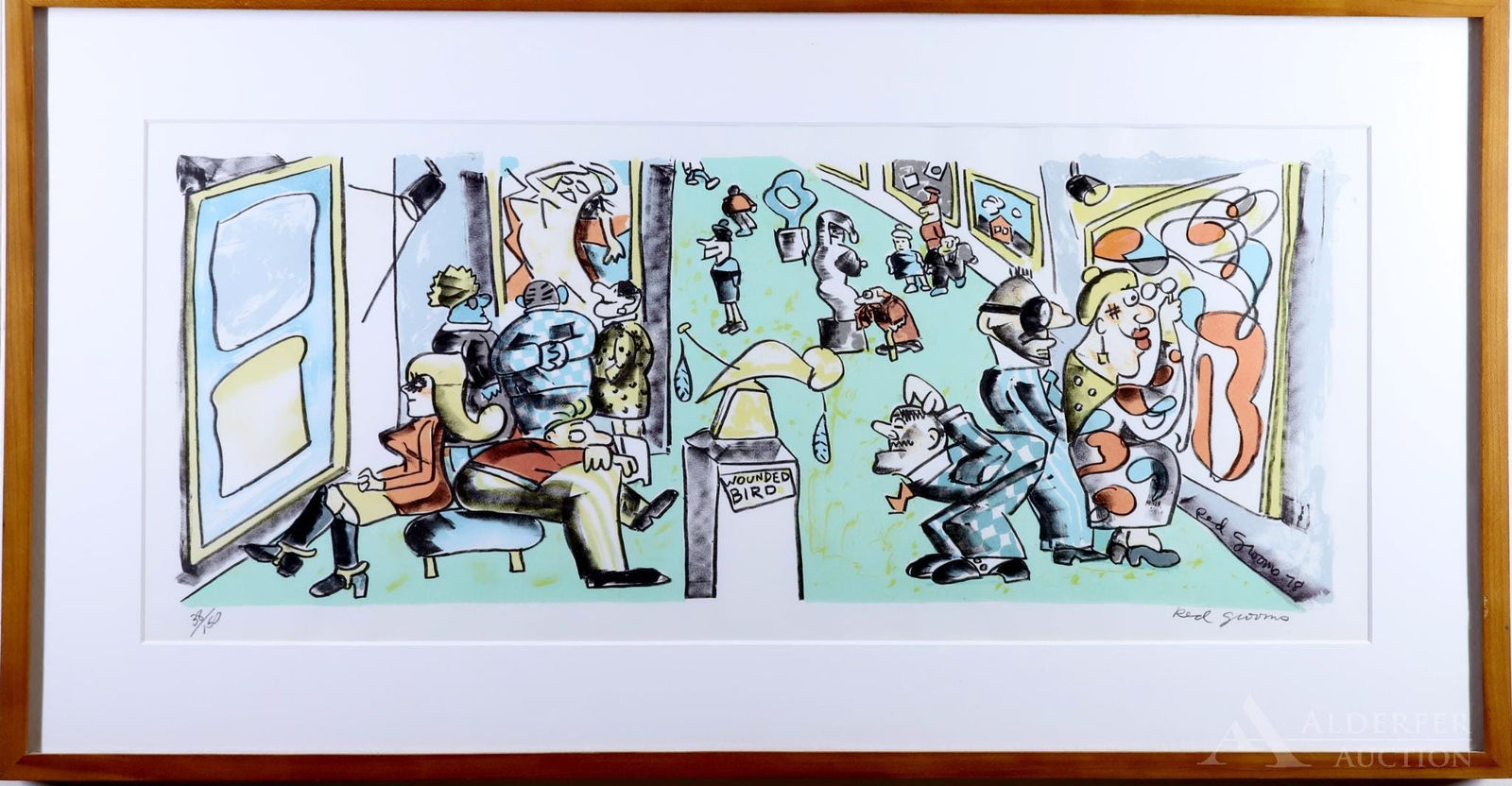 Red Grooms, Museum, 1978