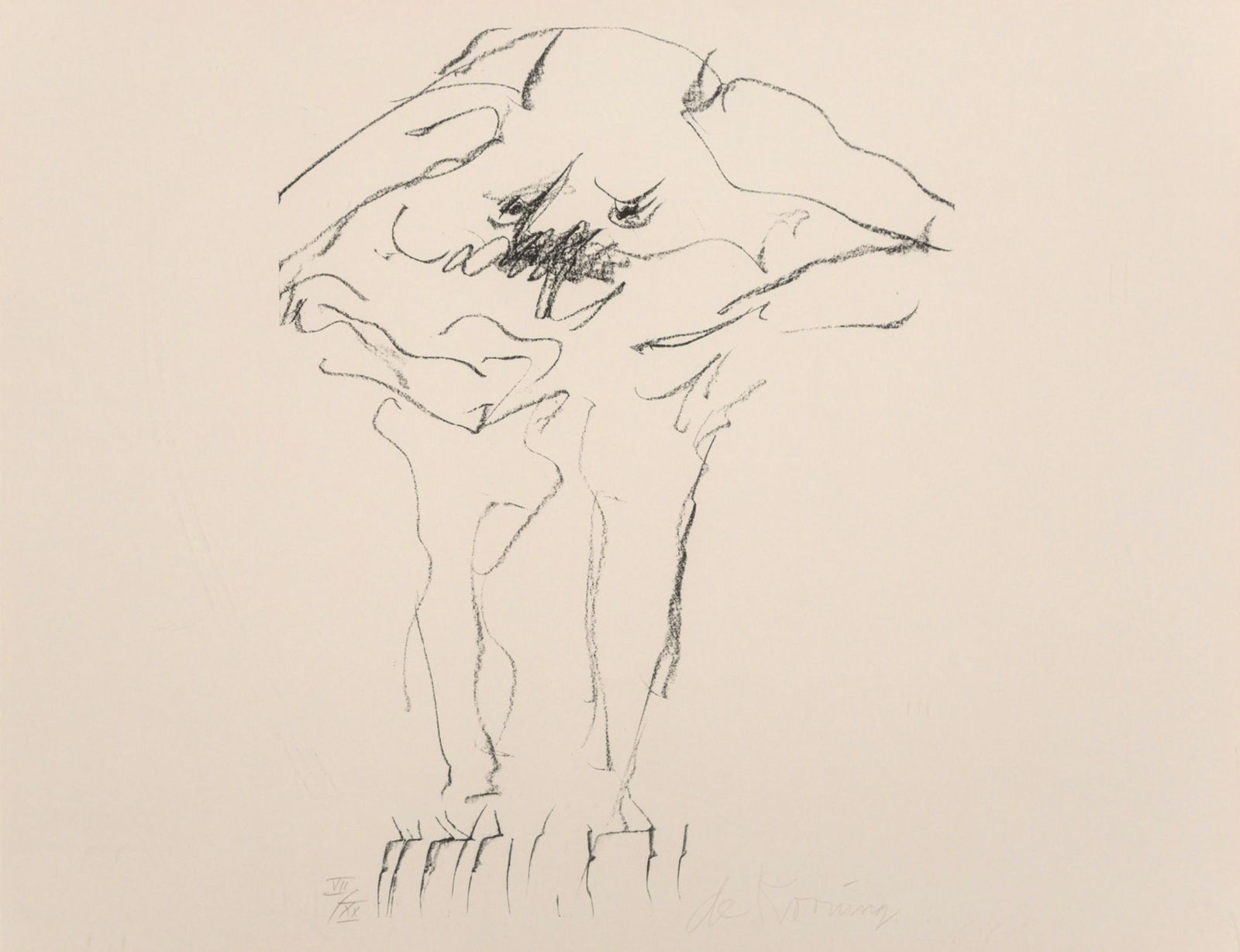 Willem de Kooning, Clam Digger, 1967