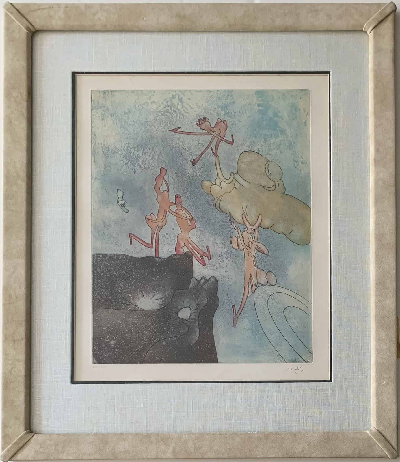 Roberto Matta, Untitled (from "Cosi fan tutte" portfolio), 1970