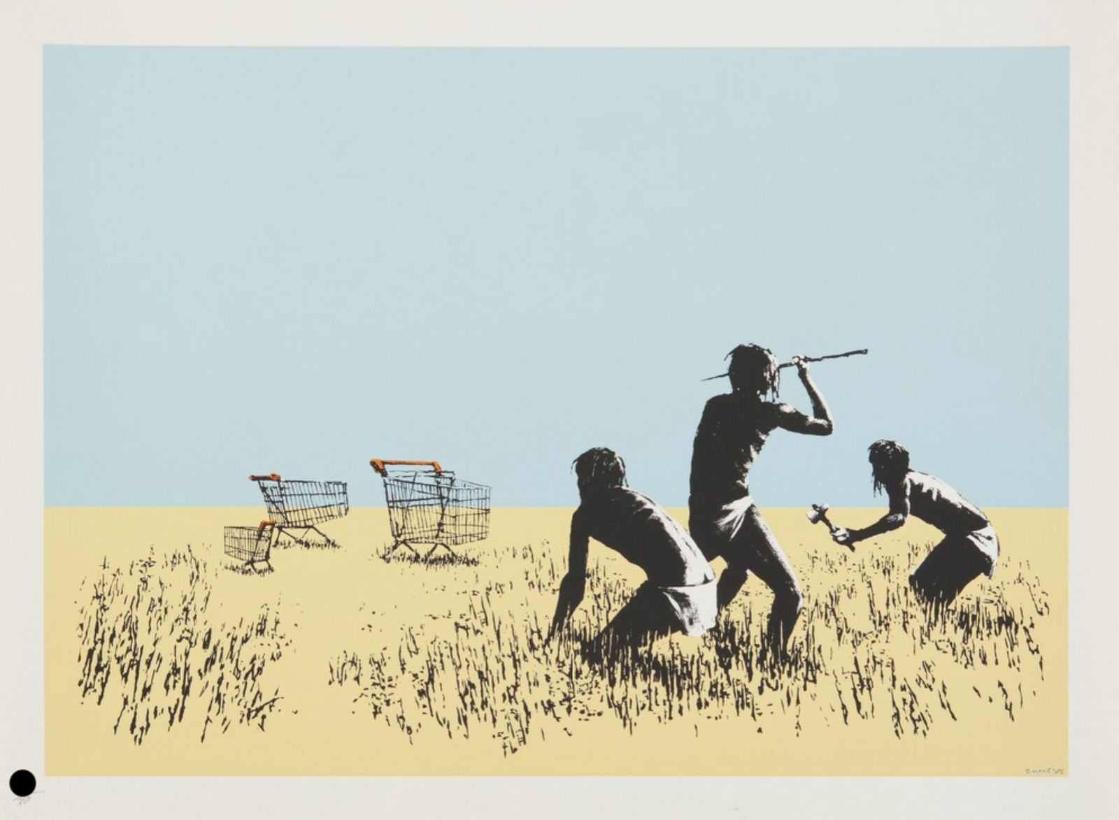 Banksy, Trolley Hunters, 2007