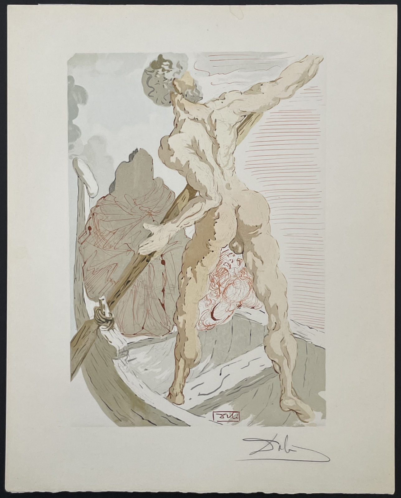 Salvador Dali, Divine Comedie Inferno Canto 3, 1960