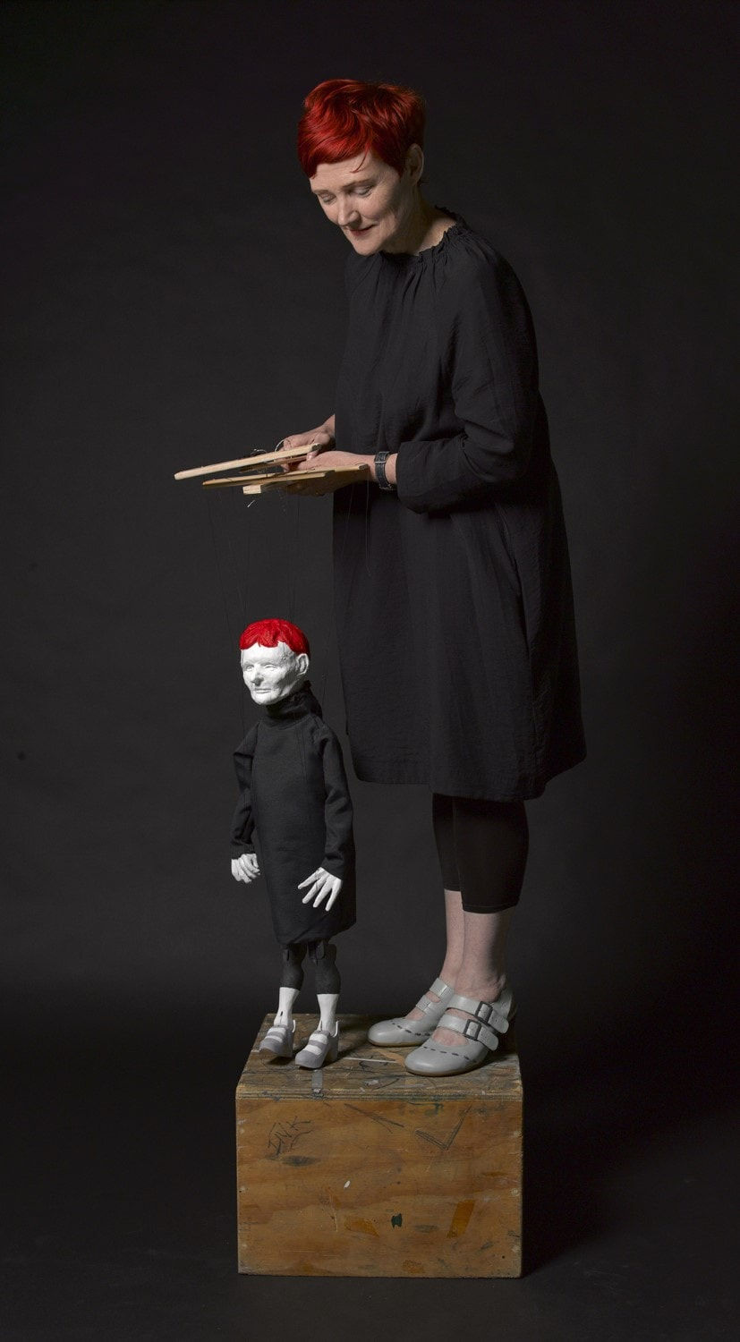 Sally Smart, The Pedagogical Puppet (Self Portrait), 2015