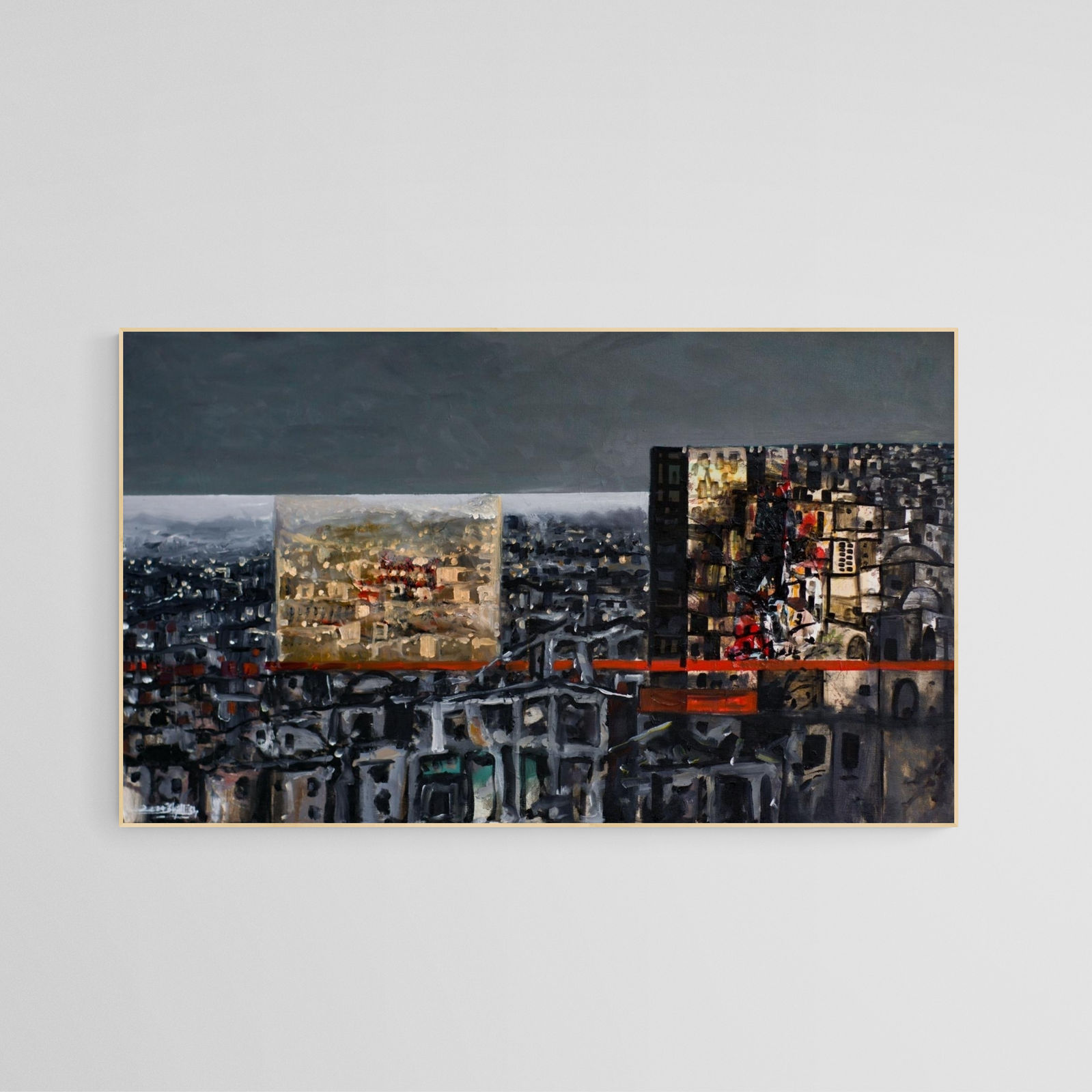 Rani Sharabati, Cities Melting into Silence, 2024