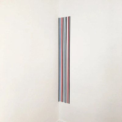 Bernard Joubert, Pièce d'angle noir bleu rouge, 1979