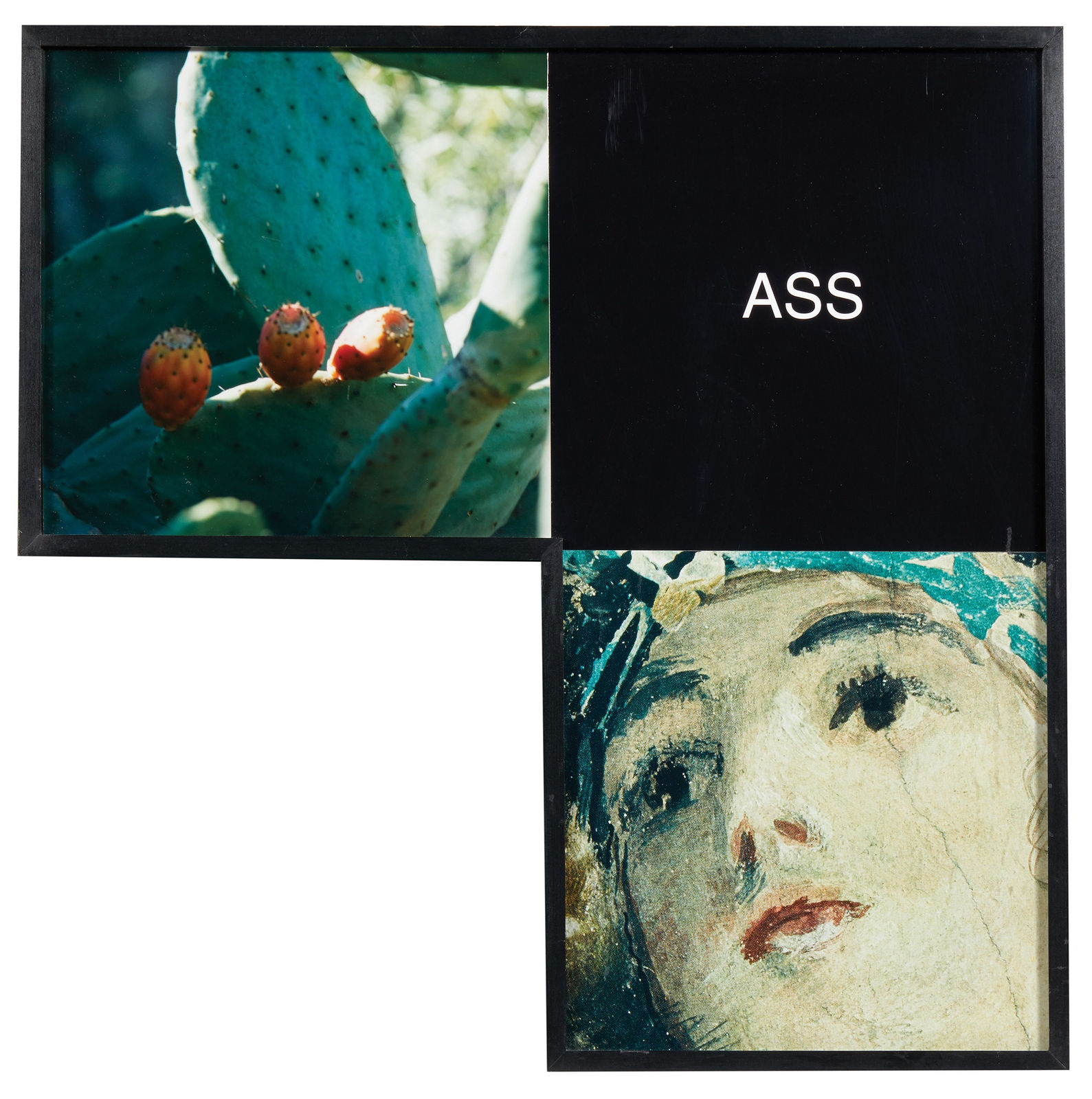 John Baldesarri, Ass, maquette for Elbow Series, 1999