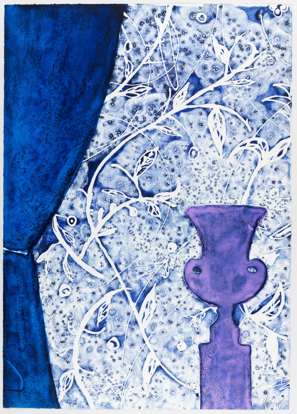 HM Queen Sonja and Håvard Homstvedt, Krukke mot damask , 2023