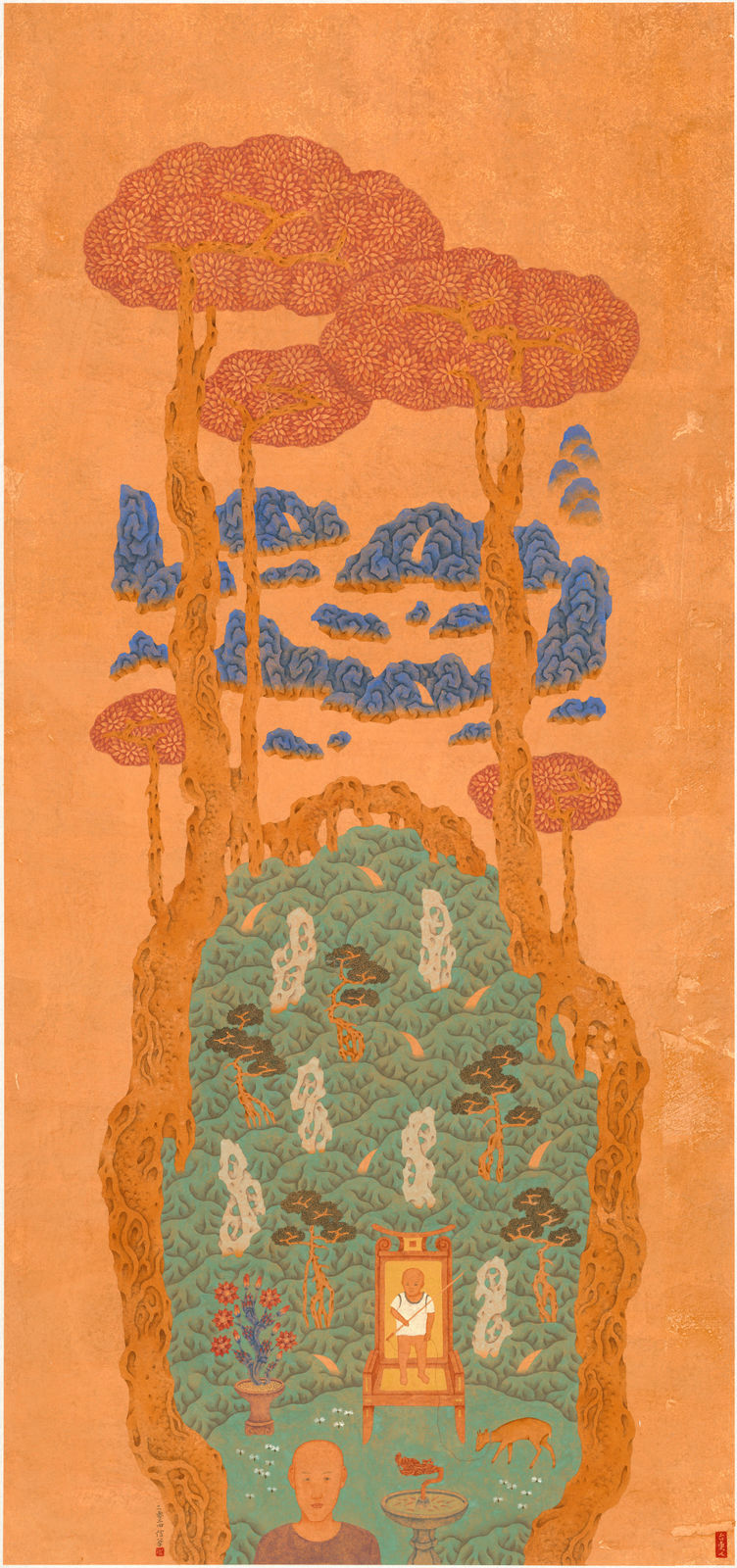 Hsinhua PAN, 溪岸送別 Parting by the Riverside, 2024