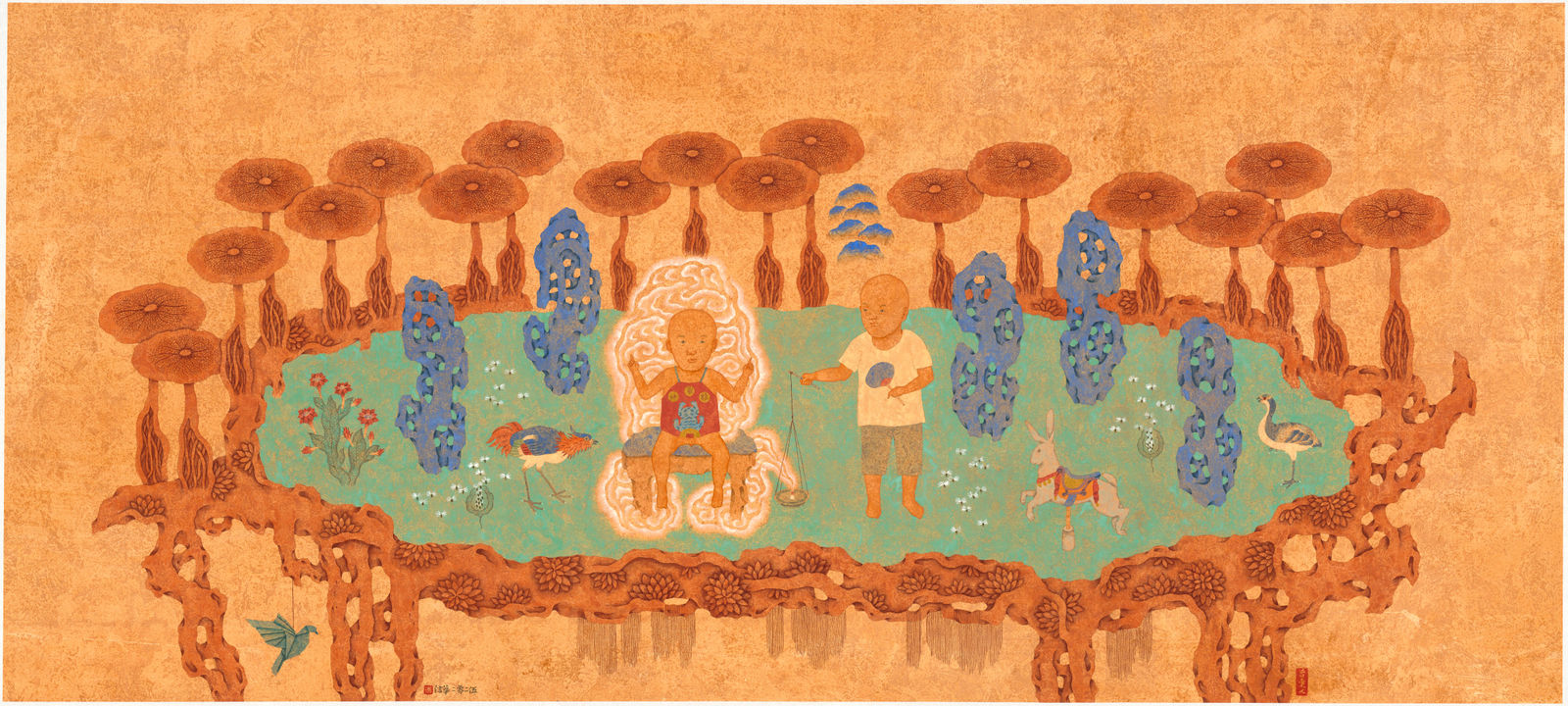 Hsinhua PAN, 練氣圖 Practicing the Breath, 2025